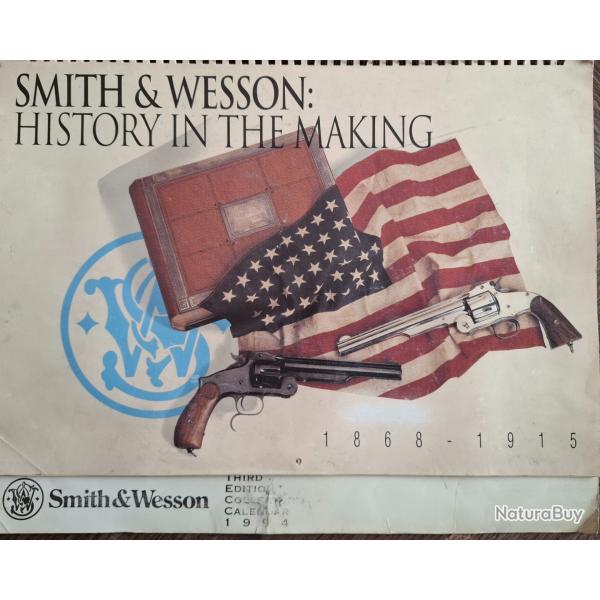 SMITH & WESSON calendriers USA COLLECTOR 1994 et calendrier  curtis 2004