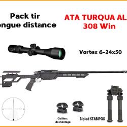 Pack "TLD" ATA TURQUA ALR 308 win + Vortex DIAMOND BACK 6-24x50 Montage m&eacute;dium