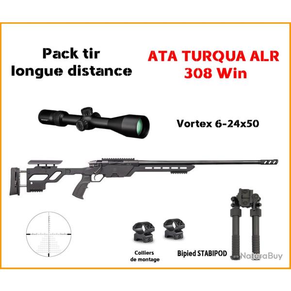 Pack "TLD" ATA TURQUA ALR 308 win + Vortex DIAMOND BACK 6-24x50 Montage m�dium