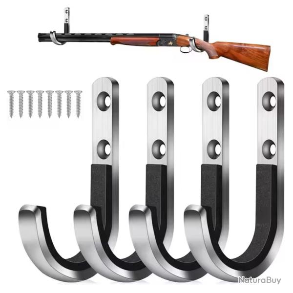 Support mural arme longue (Pour 2 fusils) (4)