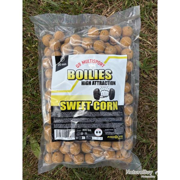 Bouillettes QB Multisport by pro �lite baits sweet corn 800gr EXCLUSIF