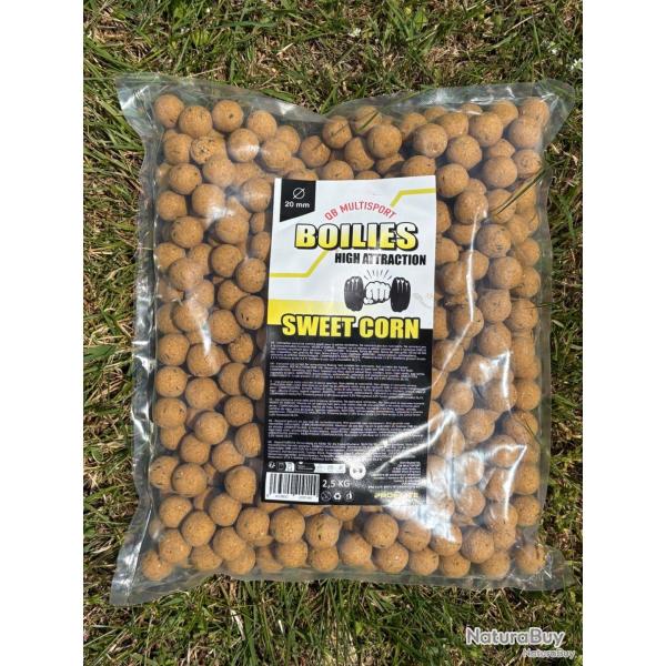 Bouillettes QB Multisport by pro �lite baits sweet corn 2,5kg EXCLUSIF