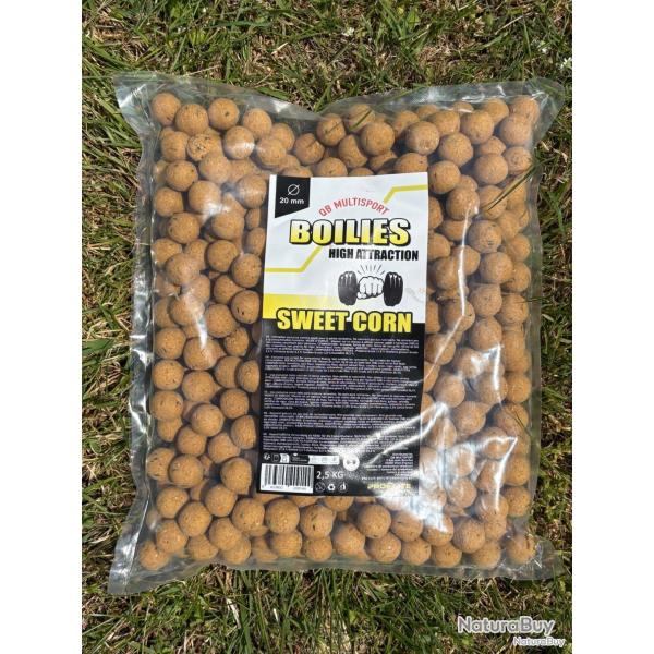 Bouillettes QB Multisport by pro �lite baits sweet corn 2,5kg EXCLUSIF