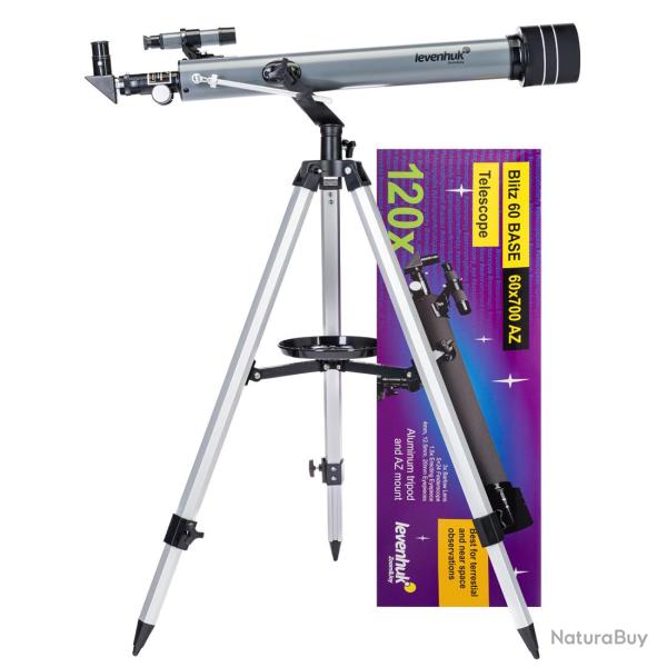 LEVENHUK - BLITZ 60 BASE - T�lescope R�fracteur 60/700 avec monture AZ1