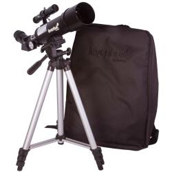 LEVENHUK - SKYLINE TRAVEL 50 - T&eacute;lescope r&eacute;fracteur 50/360 AZ1 avec sac &agrave; dos