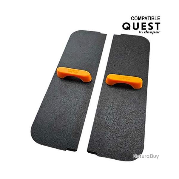 Capot de Bac Bait Boat Pod pour Deeper Quest (la paire) Black
