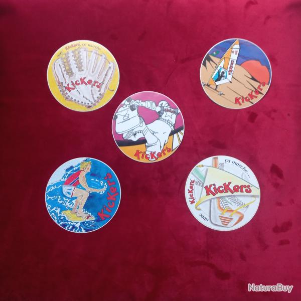 lot ancien autocollant KICKERS mode / vtement