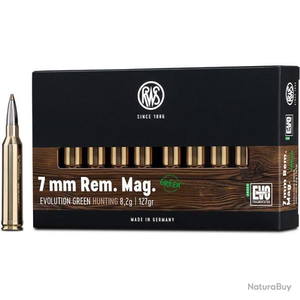 Munitions RWS 7RM Evolution Green 127gr x20