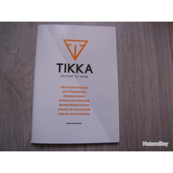Document notice pour TIKKA