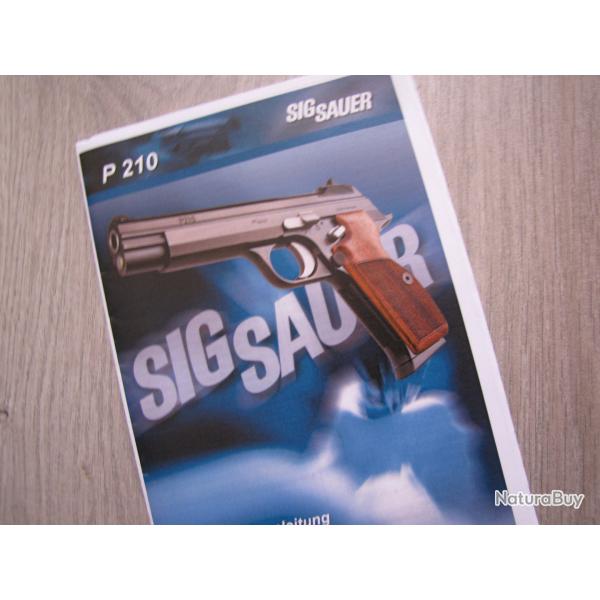 Document notice pour SIG P 210