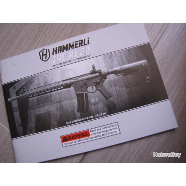 Document notice pour HAMMERLI TAC R1 22