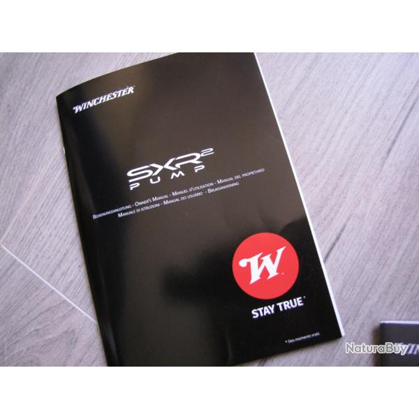 Document notice pour WINCHESTER SXR 2 PUMP