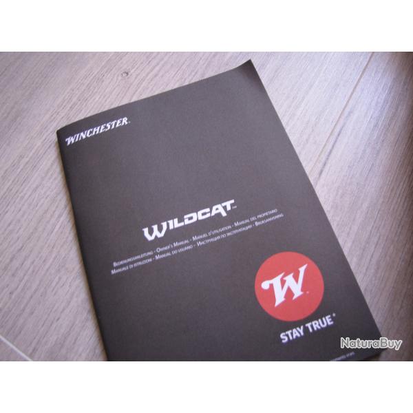 Document notice pour WINCHESTER WILDCAT