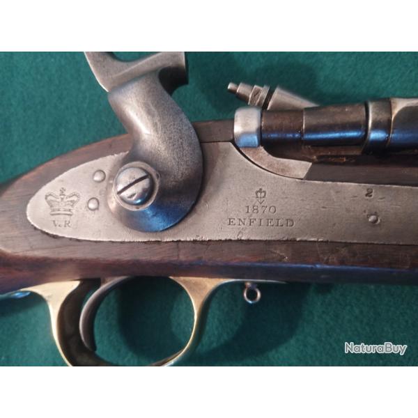 Carabine  de Chevalerie  Britannique A TABATIERE ENFIELD-SNIDER, MODELE  1870