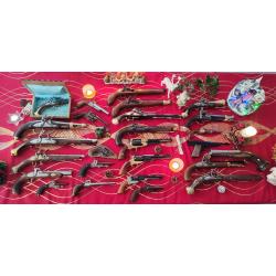 Grand lot de pistolets et r&eacute;volvers tout en cat&eacute;gorie D e) et f) en excellent &eacute;tat quasi neuf