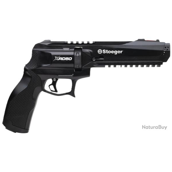 Pack Revolver de defense a bille caoutchouc STOEGER XRD 50 13 joules billes et co2