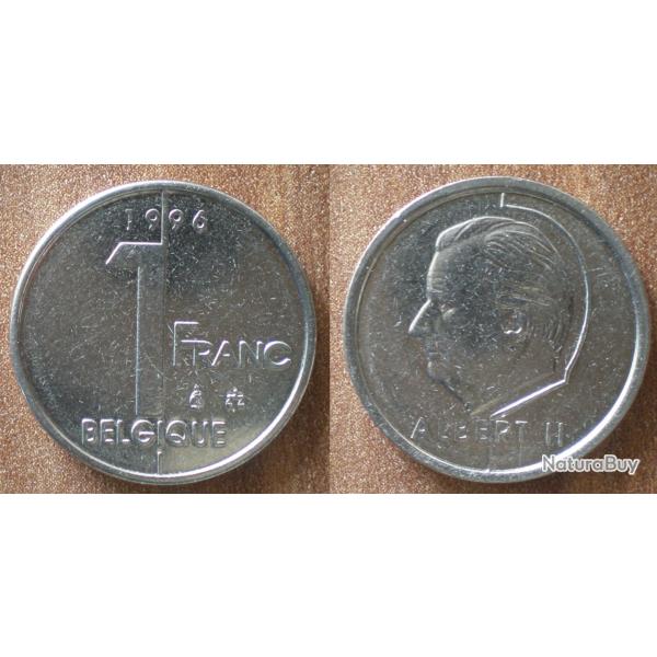 Belgique 1 Franc 1996 Piece Francs Roi