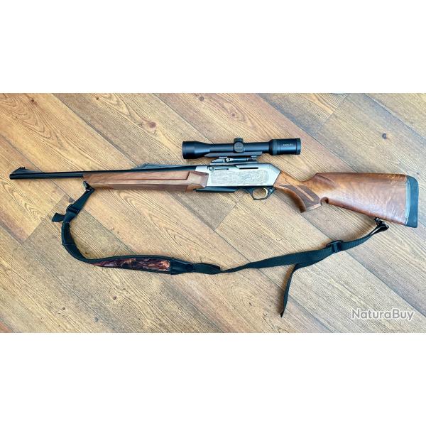 Carabine semi-automatique Browning short trac 270 WSM, version Gaucher + lunette Kahles 1,5-6*42