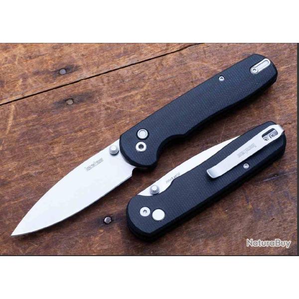 Couteau Kershaw Remnant Lame Spear Point Acier D2 SW Manche Micarta Noir KVT Button Lock KS2054