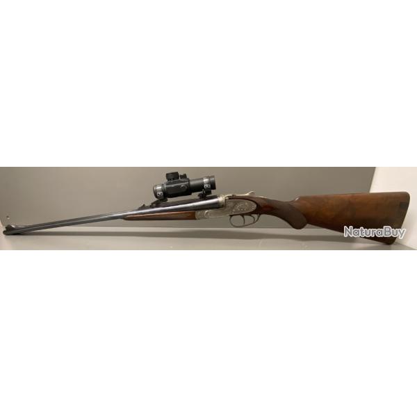 Express juxtapos� ANTOINE JOSEPH DEFOURNY Herstal calibre 9.3x74R � �jecteurs avec point rouge