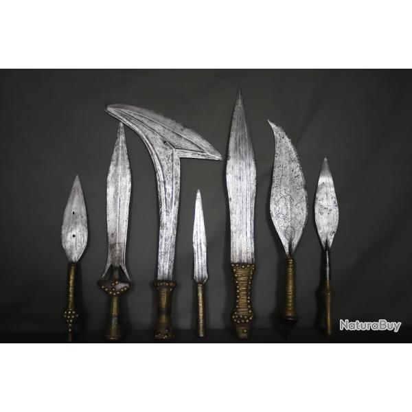 7 armes blanches Africaines, provenance Henry de Monfreid - Corne de l'Afrique, 1re moiti 20me