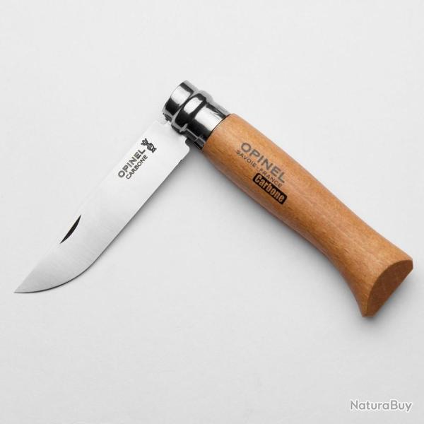 COUTEAU PLIANT OPINEL LAME CARBONE N�10