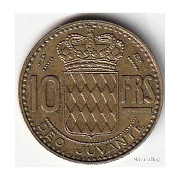 Pi�ce de Monnaie MONACO - PRINCIPAUT� DE MONACO -10 Francs - Rainier III 1950