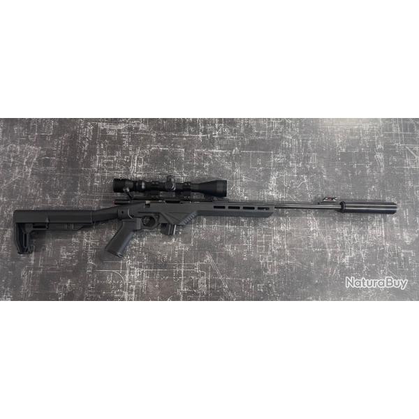 carabine trakr + lunette 3-9x40 + silencieux SAK + 50 subsonic