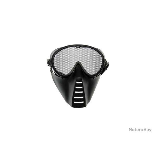 MASQUE AVEC GRILLE TAILLE MOYENNE NOIR "ASG"