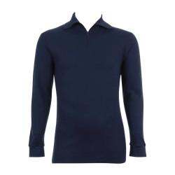 Chemise col zip marine second choix