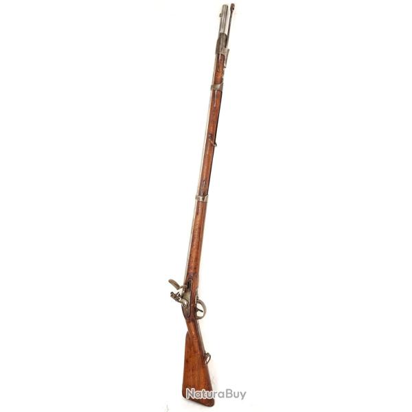 FUSIL A SILEX D'INFANTERIE LORENZ MODELE 1842 - AUTRICHE XIX� Tr�s bon XIX eme Cat�gorie D�e