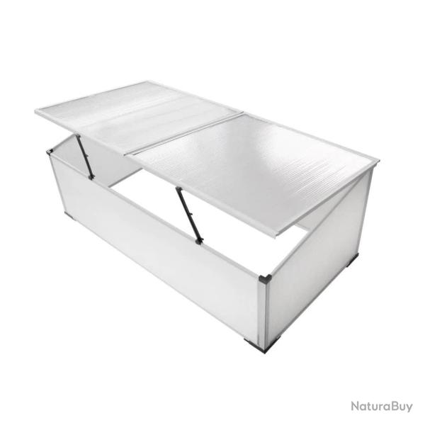Serre froide � 2 couvercles 110x55x41 cm