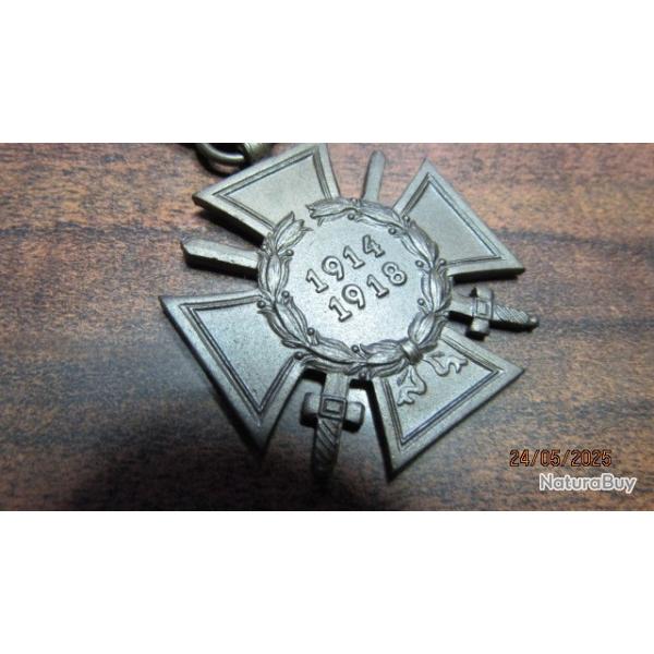 m�daille Prusse comm�morative guerre 1814 1918 Allemagne Franco Prussienne