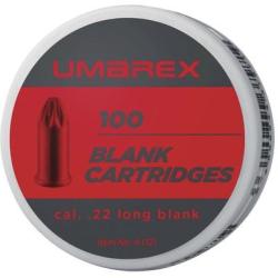 Cartouche &agrave; blanc Umarex cal.22 long blank bo&icirc;te de 100