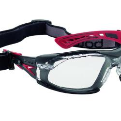 LUNETTES BOLLE RUSH+ PC TRANSPARENTES ROUGE - BOLL&Eacute;