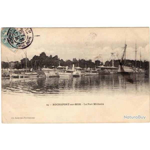 CPA - Marine Militaire - ROCHEFORT -sur-MER - Le Port Militaire N�1391