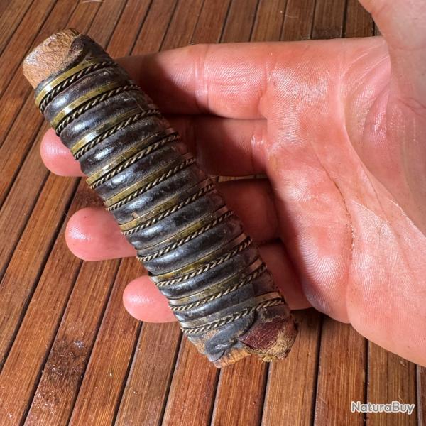 FUS�E BOIS BASAGNE A DOUBLE FILIGRANE LAITON  SABRE - �P�E