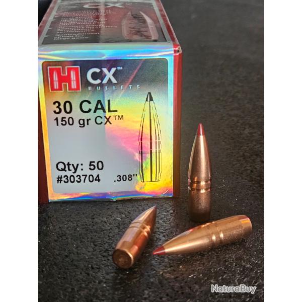 67 OGIVES HORNADY 150 Grains CX