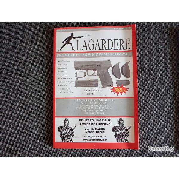 Catalogue armes LAGARDERE Mars - D�cembre 2025