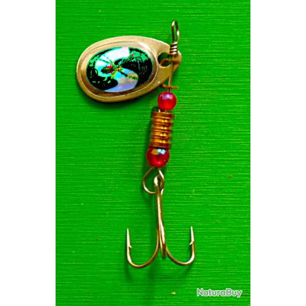 Cuiller tournante pour truites, perches et autres carnassiers - 2.40 gr - CT-M6