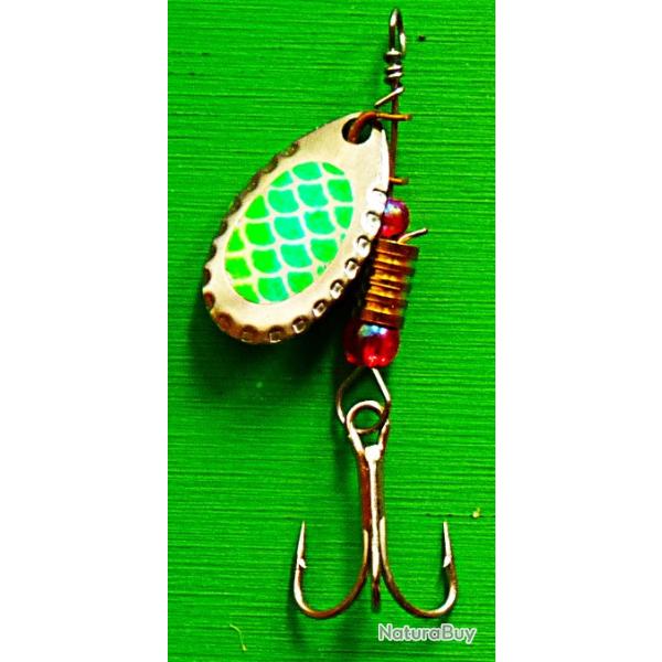 Cuiller tournante pour truites, perches et autres carnassiers - 2.50 gr - CT-M5