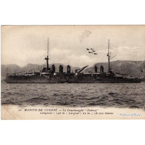 CPA - Marine de Guerre-Le Dreadnought " Diderot -N�904
