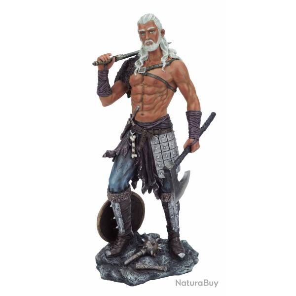 Statue Vikings Haches  de 35.5 cm