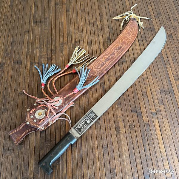 MACHETTE L�GITIMUS COLLINS & CO. HARTFORD BUSQUESE LA ESTAMPA DANS SONT FOURREAU GRAND MOD�LE 78 cm