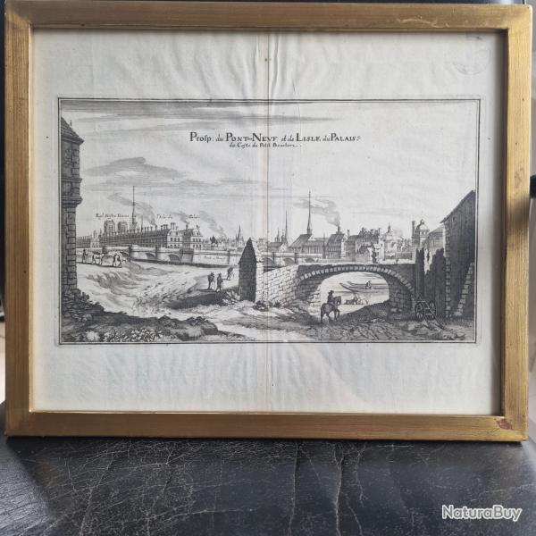 2 gravures trs rare anne 1660 Caspar MERIAN