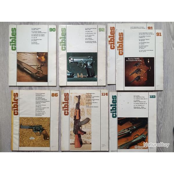 Vend lot de magasines cibles quelques num�ros ann�es 77-80