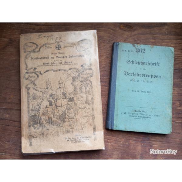 Deux livrets ww1 allemand