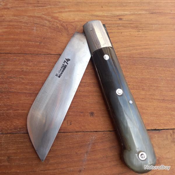 Grand Couteau DONJON ST JOANIS MONDIERE 74 Manche en Corne