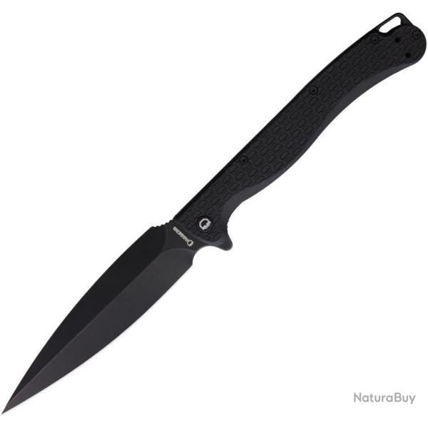 Couteau Daggerr Knives Vendetta Black Lame Dague Acier 8Cr13MoV Manche FRN Linerlock DGRVDFBKBW