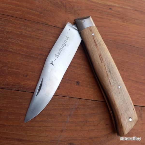 Couteau R�gional ALPIN P. SANNAJUST Manche en Bois